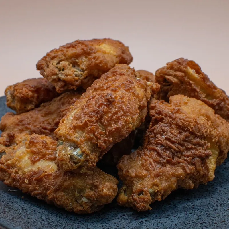 Chicken Wings at Omega Burgers, Bellflower