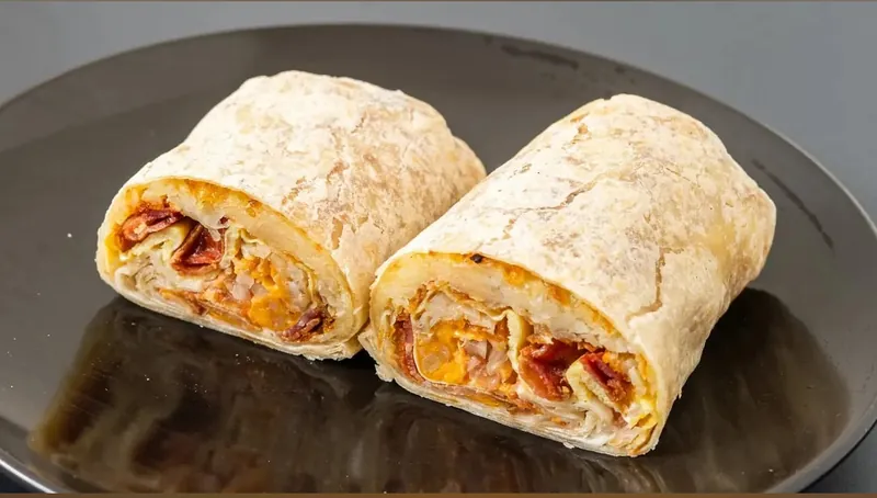 Breakfast Burrito (BB) at Omega Burgers, Bellflower
