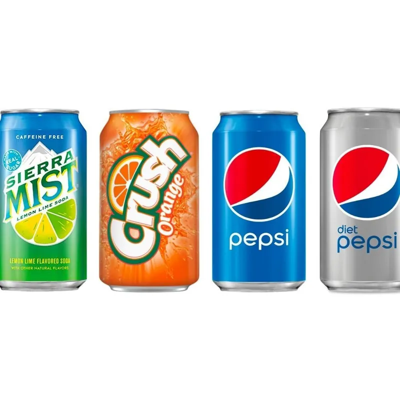Soft Drinks at Omega Burgers, Bellflower