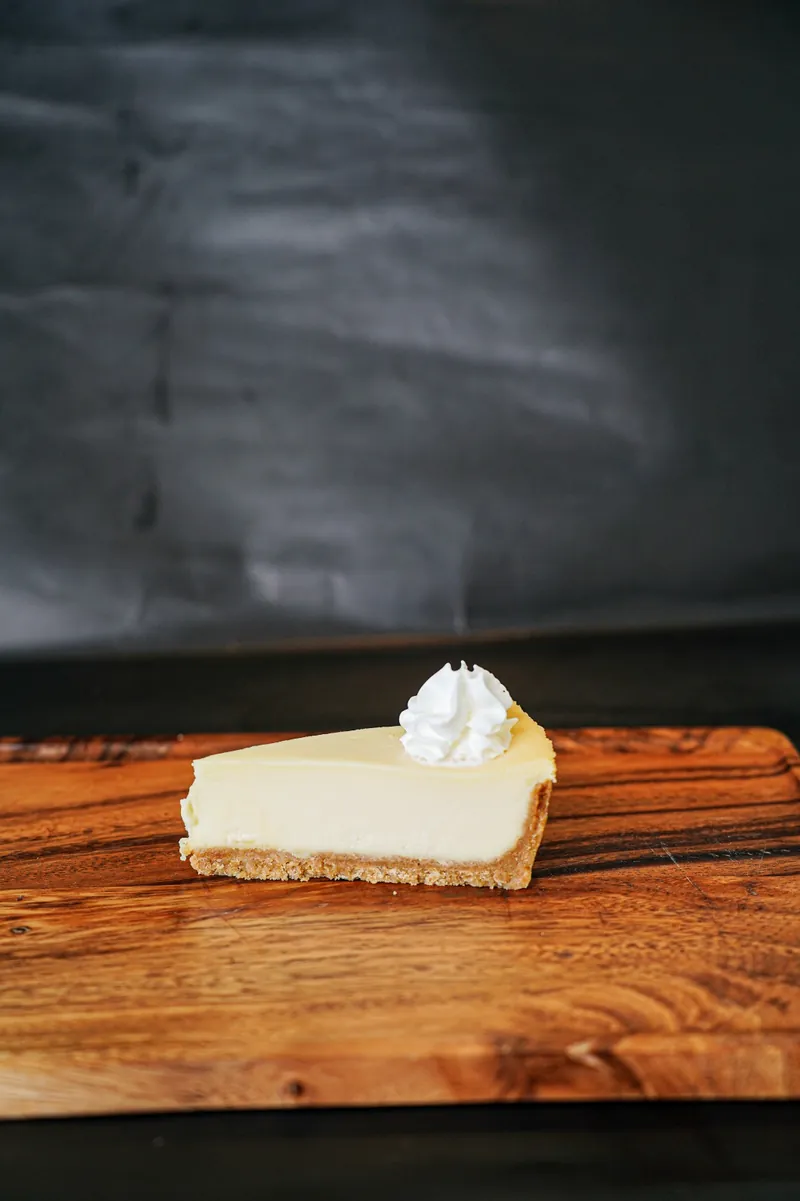 Cheesecake at Omega Burgers, Bellflower