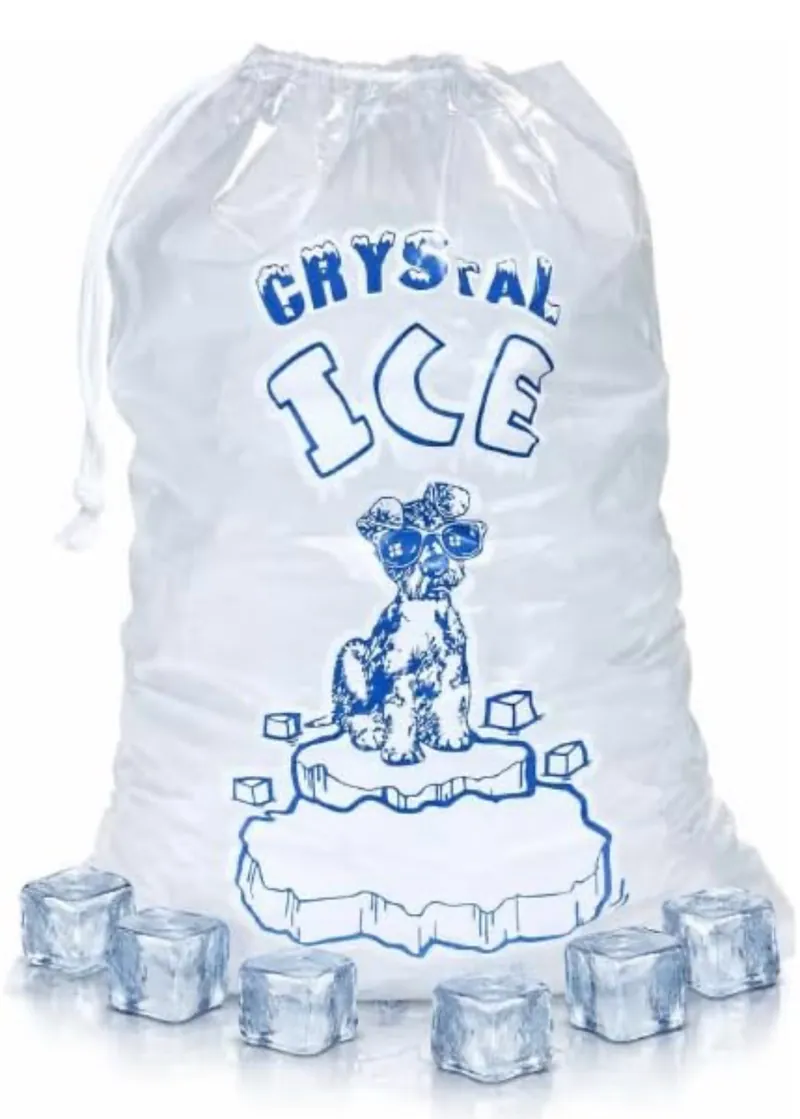 Bags of Ice at Omega Burgers, Bellflower